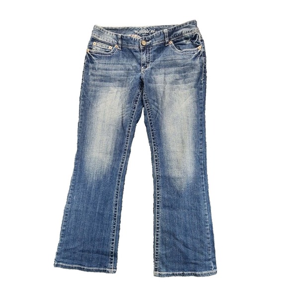 Maurices Bootcut Jeans Womens 11/12 REG Blue Medium Wash Stretch Denim EUC - Picture 2 of 6